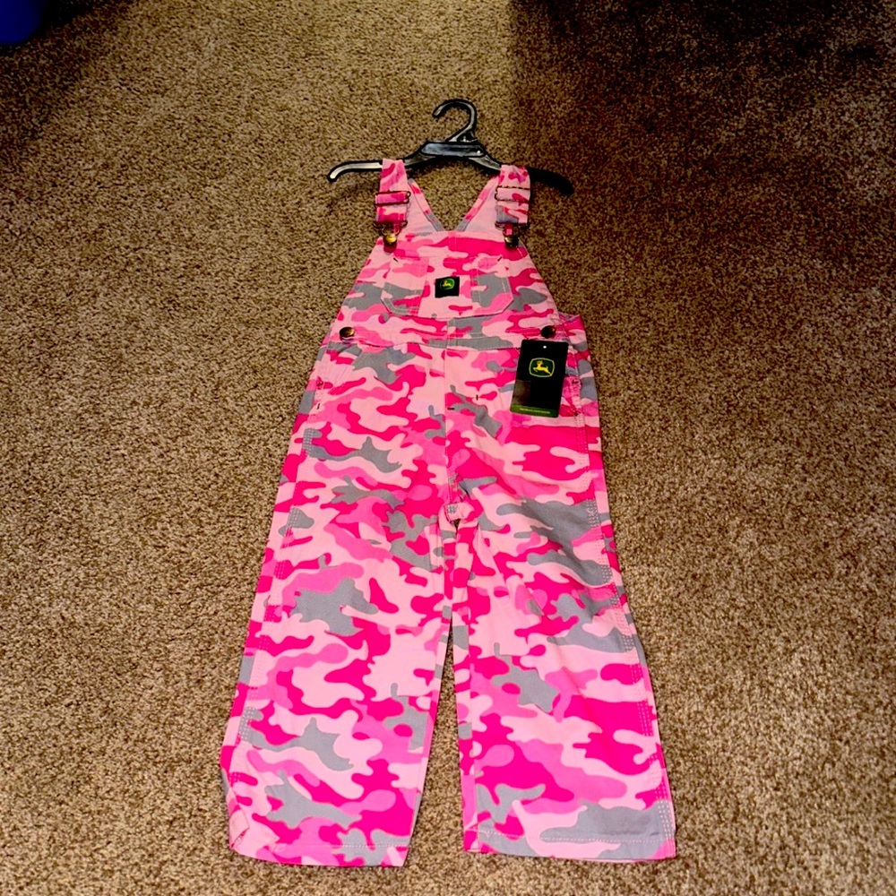 Toddler John Deere overalls